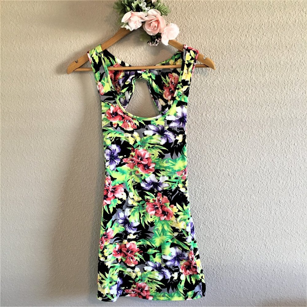 Material Girl Tropical Floral Dress - NWT